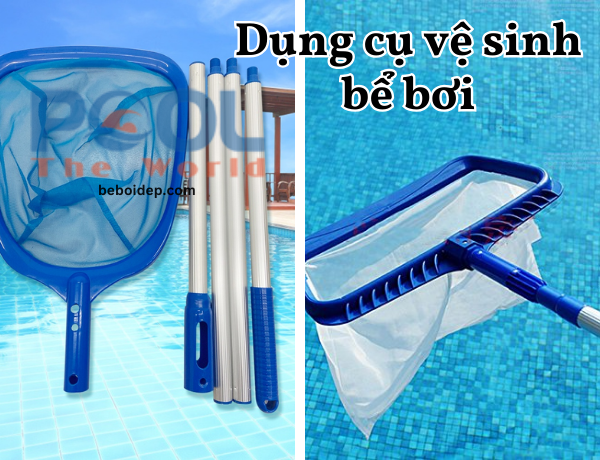 Vợt hồ bơi và tầm ảnh hưởng đến chất lượng nước tại các công trình bể bơi