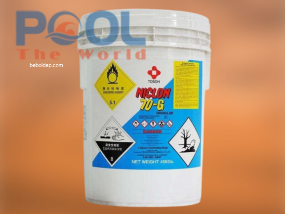 Niclon 7000 giúp giảm mùi clo, hạn chế rêu tảo trong hồ bơi như thế nào?