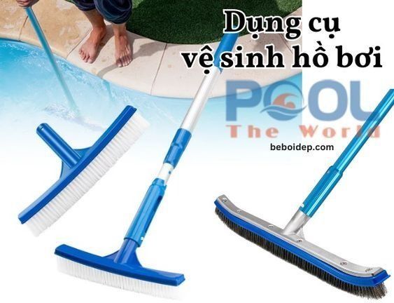 Nước đục ngầu, đáy hồ trơn trượt? Thử bàn chải hồ bơi này ngay