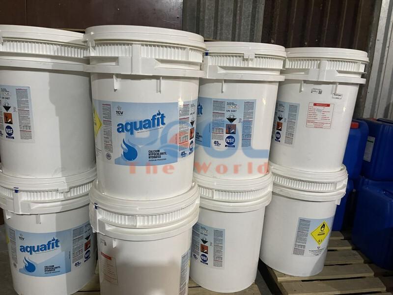 Chlorine INDIA 70% Aquafit – Hóa chất xử lý nước hồ bơi chất lượng, an toàn, tiết kiệm