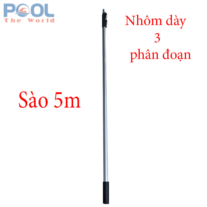 Cây Đũa Phép 5 Mét Cho Hồ Bơi – Nhẹ Tay Làm Sạch, Khỏi Lo Mất Sức