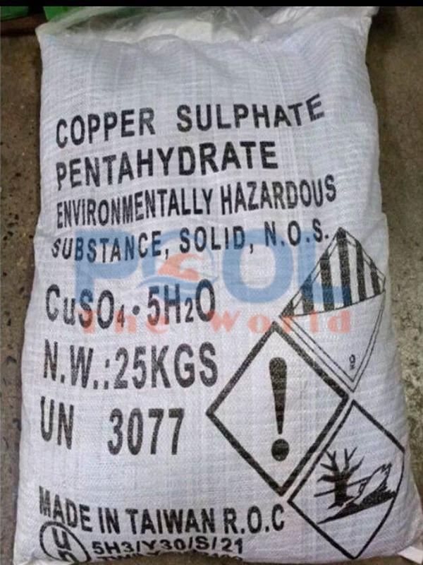 Hóa chất Đồng SUNPHAT CuSO4.5H2O – Giải pháp bảo vệ nước hồ bơi an toàn và hiệu quả