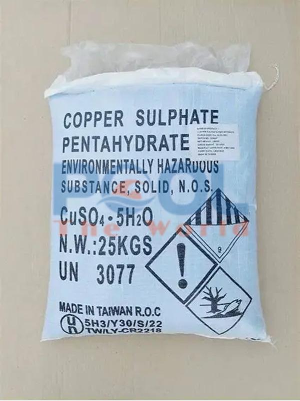 Hóa chất Đồng SUNPHAT CuSO4.5H2O – Giải pháp bảo vệ nước hồ bơi an toàn và hiệu quả