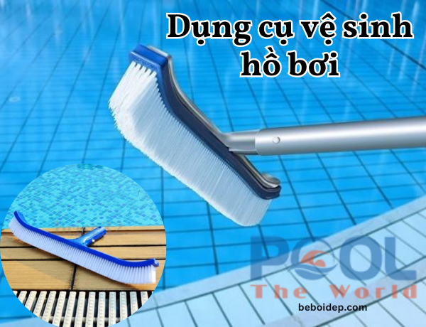 Hướng dẫn chọn và sử dụng bàn chải hồ bơi giúp bảo trì hồ bơi bền lâu