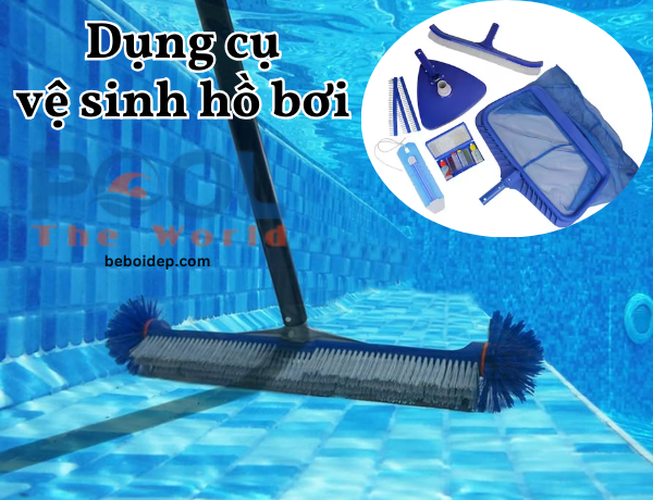Vợt hồ bơi và tầm ảnh hưởng đến chất lượng nước tại các công trình bể bơi