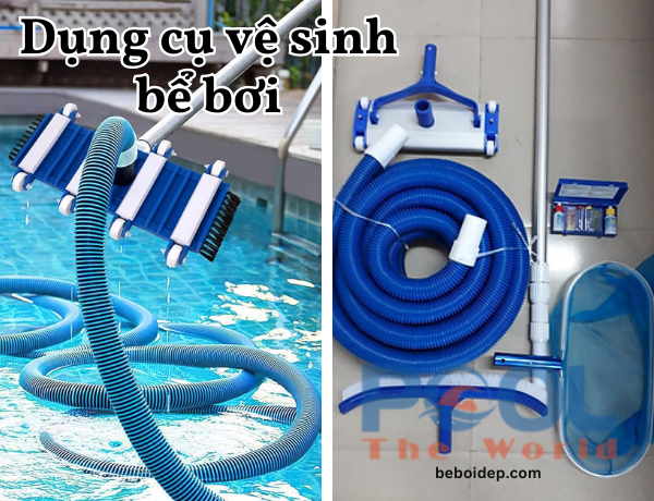 Cách sử dụng bàn hút đáy hồ bơi đúng kỹ thuật giúp kéo dài tuổi thọ thiết bị