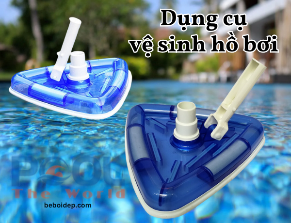 Bàn hút đáy giúp làm sạch hồ bơi nhanh chóng và tiết kiệm công sức