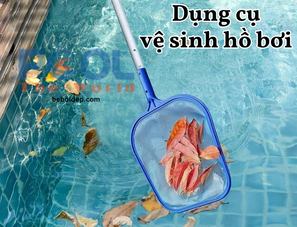 Vợt hồ bơi đồng hành cùng công tác vệ sinh chuyên nghiệp tại Công ty Thế Giới Bể Bơi