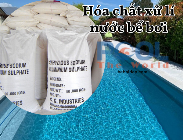 Giải pháp xử lý nước hồ bơi hiệu quả với keo lắng cặn