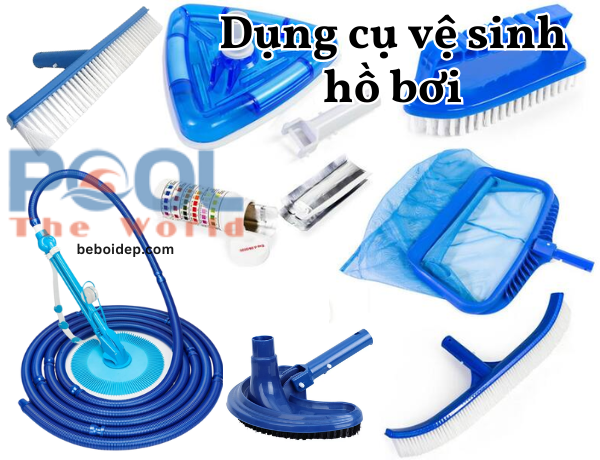Vợt hồ bơi hiện đại giải pháp vệ sinh nhanh chóng và tiện lợi