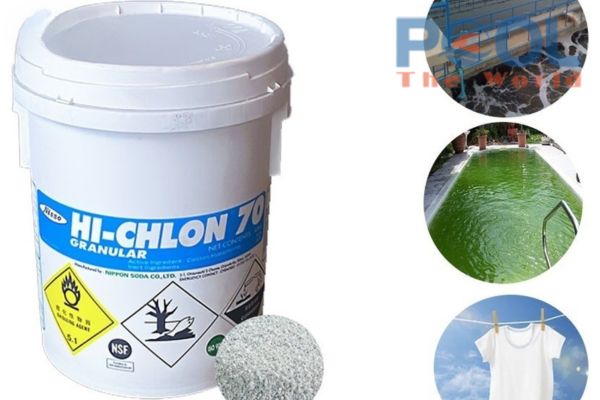 Vì sao Clorine Japan 70% NIPON được ưa chuộng xử lí nước hồ bơi nhiễm khuẩn 2025?