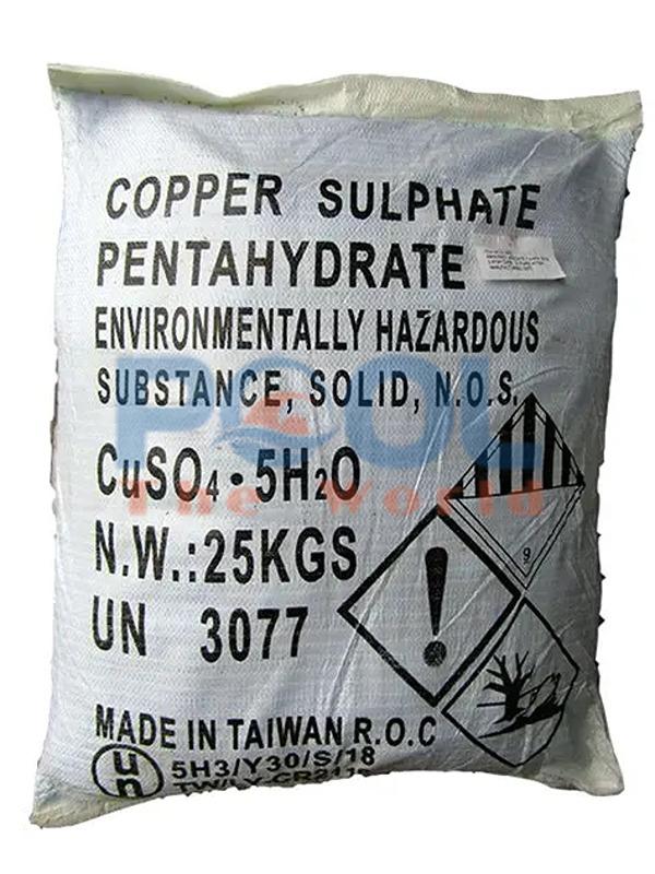 Đồng sulfat – Hóa chất xử lý rong rêu hiệu quả cho hồ bơi sạch khuẩn