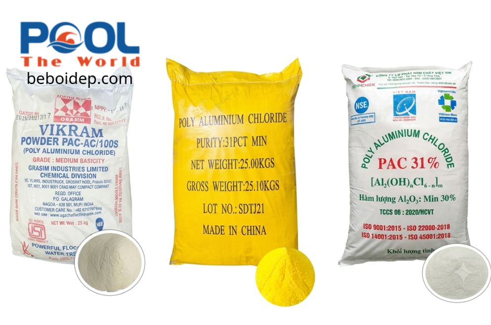 PAC Poly Aluminium Chloride: ứng dụng đúng trong xử lý hồ bơi