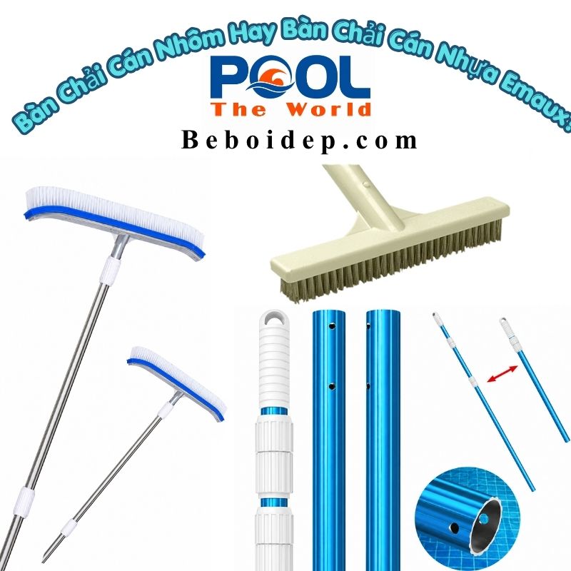 Bàn Chải Cán Nhôm Hay Bàn Chải Cán Nhựa Emaux? Loại Nào Dễ Chà Thành Hồ Hơn?