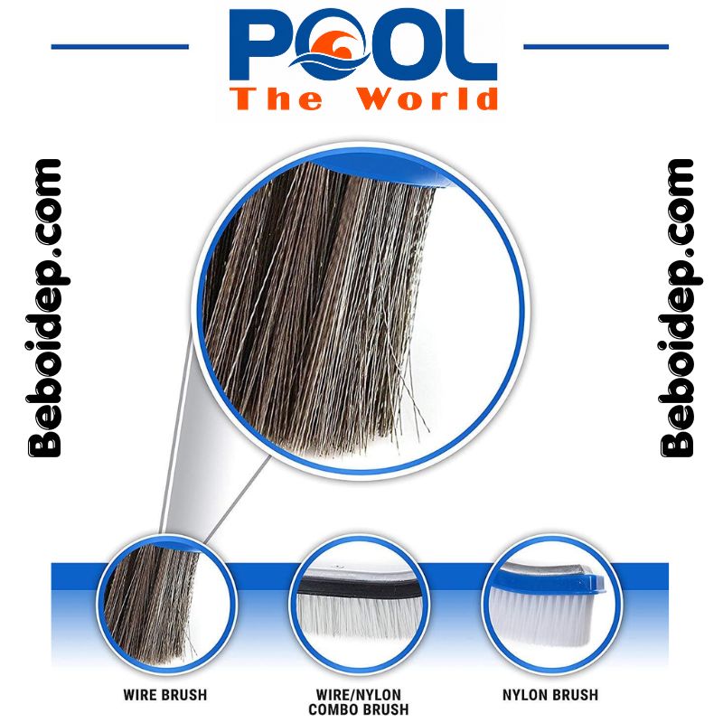 Bàn Chải Hồ Bơi Lông Nylon Hay Sợi Thép? Loại Nào Phù Hợp Với Hồ Của Bạn?