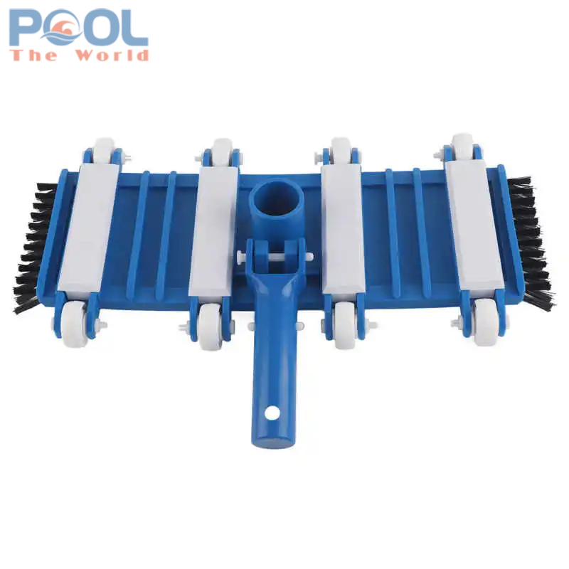 Bàn hút đáy hồ bơi 8 bánh chổi cọ 2 đầu xanh dương – Thiết kế linh hoạt cho mọi loại bể