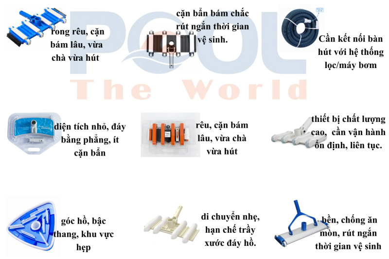 Bàn Hút Hồ Bơi: Giải Pháp Làm Sạch Đáy Hồ Hiệu Quả Và Chuyên Nghiệp