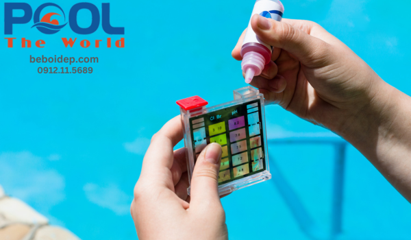 Bí quyết giữ nước hồ bơi luôn cân bằng an toàn nhờ test pH quỳ 50 que tiêu chuẩn
