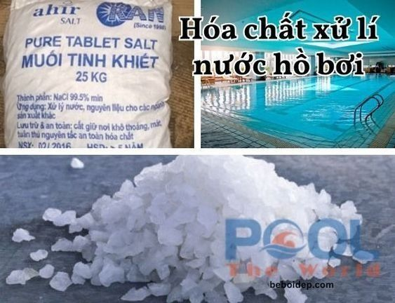 Cách chọn muối dùng cho hồ bơi chuẩn cho máy điện phân mu