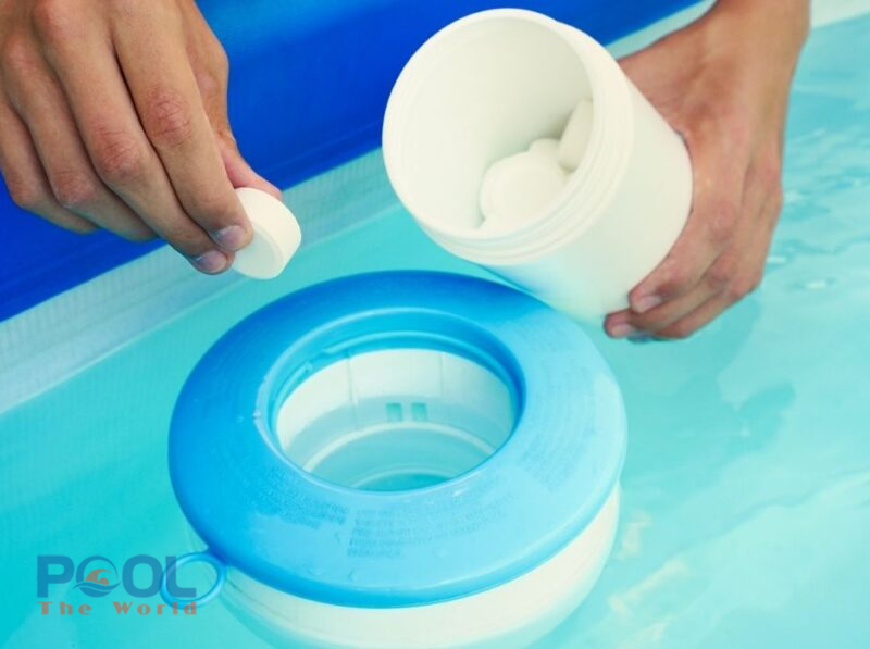 Cách dùng viên Clorin 2g dạng sủi cao cấp làm sạch bể bơi mà không để lại cặn lắng