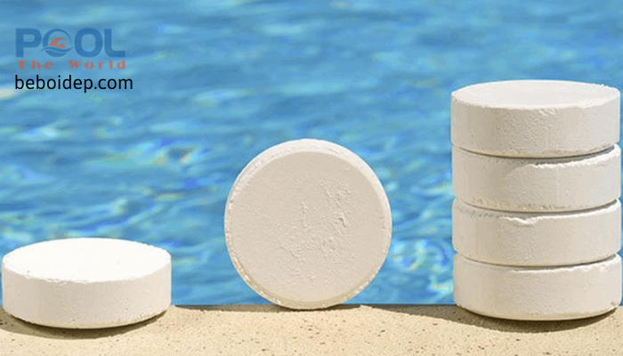 Cách dùng viên Clorin 2g dạng sủi cao cấp làm sạch bể bơi mà không để lại cặn lắng