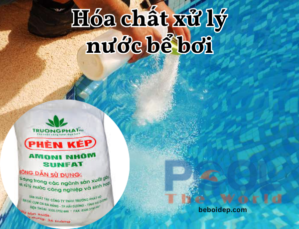 Cách giúp bột clorine phát huy tối đa công suất cùng keo lắng cặn nước hồ bơi