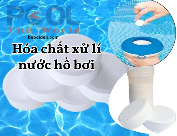 Cách phối hợp túi lọc và TCCA viên nén 2g trong hồ bơi gia đình