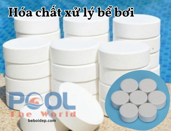 Cách phối hợp túi lọc và TCCA viên nén 2g trong hồ bơi gia đình