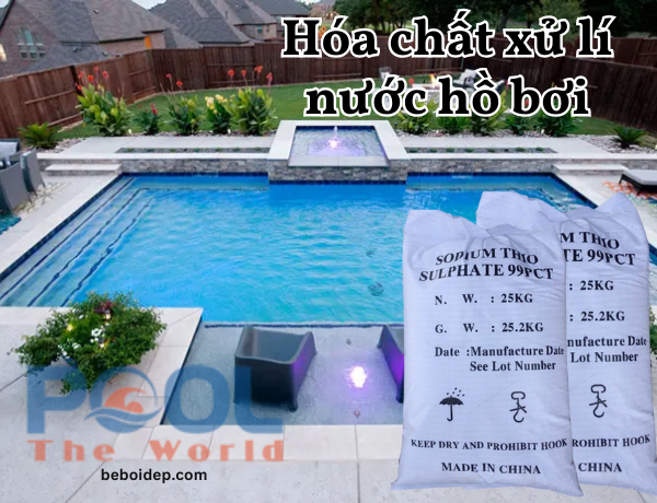 Cách sử dụng Nhôm Sunfat kết tủa cặn bẩn lắng đáy hồ bơi hiệu quả