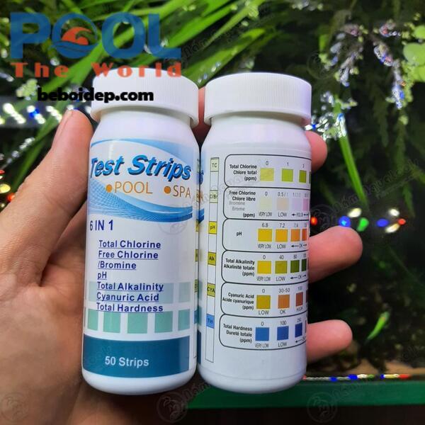 Cách tiết kiệm hàng triệu đồng tiền hóa chất nhờ bộ test thử nước hồ bơi chính xác