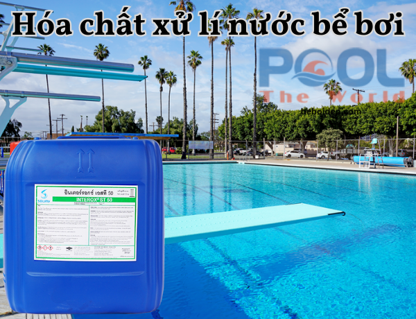 Cứu Nguy Cho Mặt Nước Xỉn Màu Sau Mưa Bão Nhờ Châm Oxy Già Công Nghiệp Nhanh