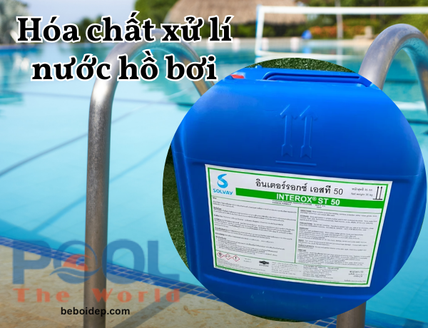 Cứu Nguy Cho Mặt Nước Xỉn Màu Sau Mưa Bão Nhờ Châm Oxy Già Công Nghiệp Nhanh