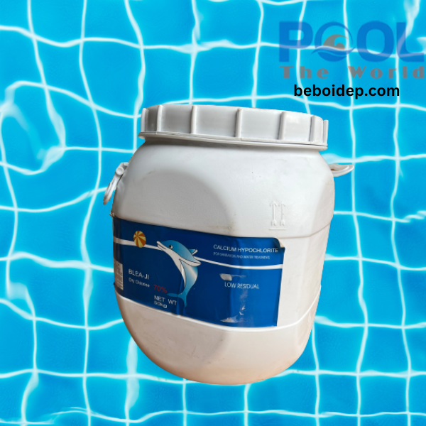 Đánh Bay Mùi Hôi Và Vi Khuẩn Hồ Bơi Bằng Chlorin Cá Heo 70% Nồng Độ Cao