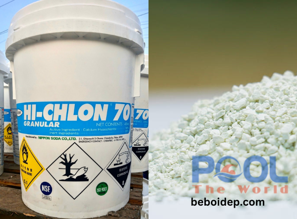 Quy trình đánh sốc diệt tảo lục bằng bột Chlorine Japan 70% Nippon