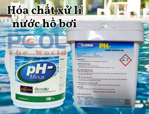 Đo pH hồ bơi thấy quá cao? Cách dùng Chất làm giảm ph trong nước an toàn