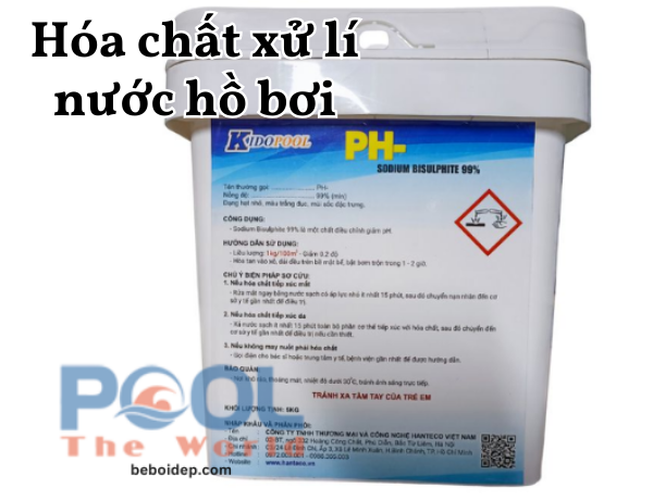 Đo pH hồ bơi thấy quá cao? Cách dùng Chất làm giảm ph trong nước an toàn