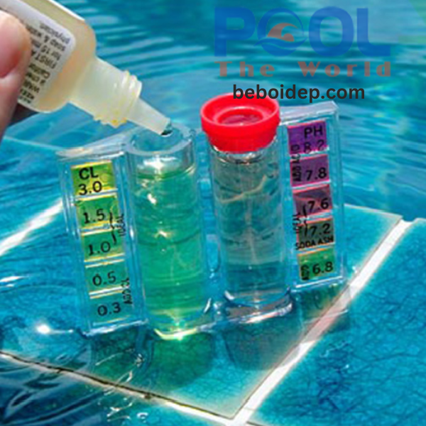 Dung Dịch Chai Lớn Test pH 250ml Chính Hãng Cho Hồ Bơi