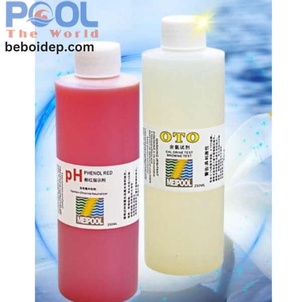 Dung dịch test pH hồ bơi 250ml chính hãng giúp kiểm tra nước chuẩn xác và tiết kiệm nhất