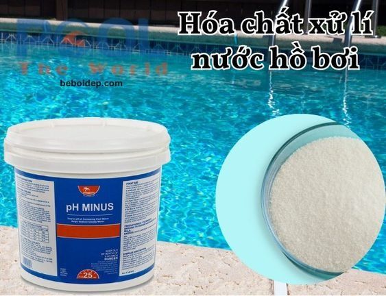 Duy trì chỉ số nước lý tưởng với hóa chất giảm pH hồ bơi giúp làn nước luôn trong xanh