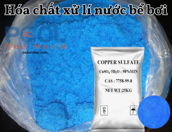 Đồng Sulfat: Giải Pháp Cuối Cùng Cho Hồ Bơi Nhiễm Tảo Đen Đã Nhờn Với Clo