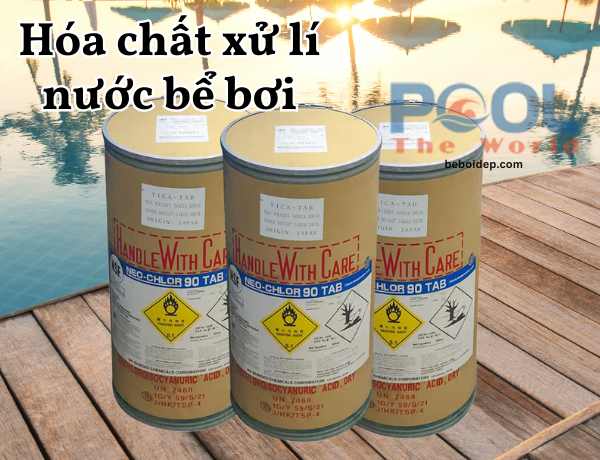 Giải Pháp Khử Trùng Hồ Bơi Cả Tuần Chỉ Với 1 Viên Chlorine Nhật TCCA 90% Viên 200g