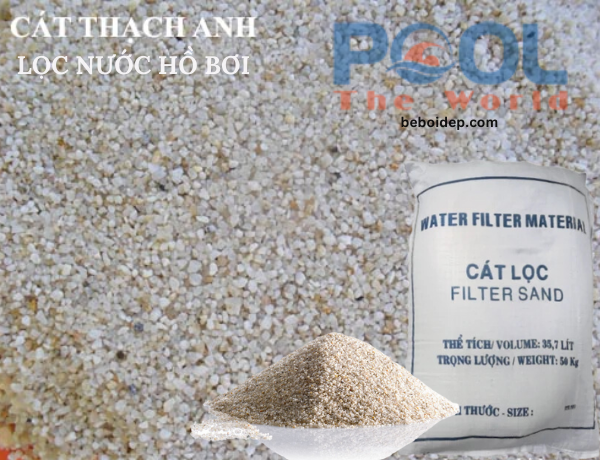 Giảm Tải Cho Máy Bơm Nhờ Khả Năng Lọc Của Cát Thạch Anh Lọc Nước Hồ Bơi