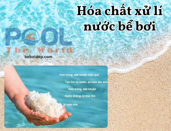 Bí quyết giữ độ ẩm mịn cho làn da người bơi cùng loại muối dùng cho hồ bơi xịn