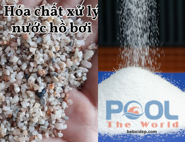 Phương pháp giữ hạt lọc không chạy vào lòng bể với cát thạch anh lọc nước hồ bơi