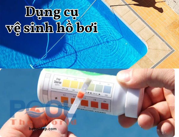 Giữ làn nước hồ bơi an toàn không xót da bằng bột chlorine nhật niclon 7000
