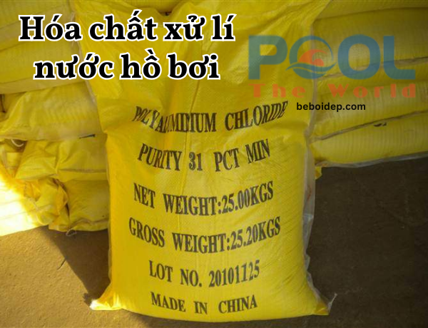Giải pháp gom cặn bẩn lòng bể bơi cực nhanh cùng hóa chất keo tụ pac giá tốt