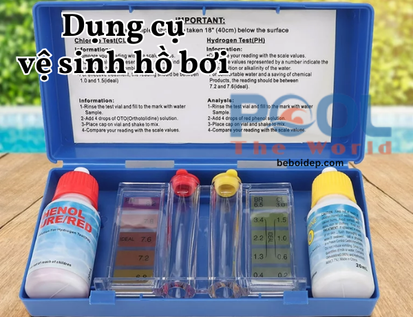 Hạ gục nỗi lo lãng phí hóa chất nhờ ứng dụng bộ test ph clo hồ bơi chuẩn