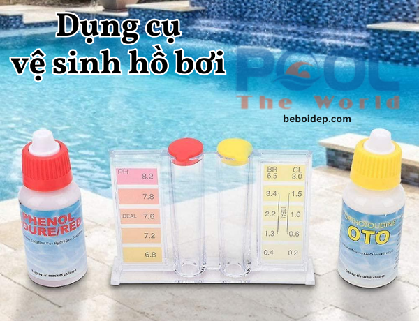 Hạ gục nỗi lo lãng phí hóa chất nhờ ứng dụng bộ test ph clo hồ bơi chuẩn