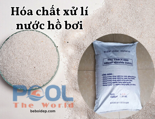 Hạ gục tận gốc bụi mịn lơ lửng lòng bể nhờ sản phẩm cát thạch anh lọc nước hồ bơi uy tín
