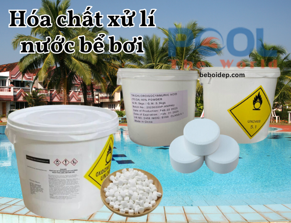 Hồ bơi tự động khử trùng đều đặn cả tuần chỉ với một lần thả clo tan chậm chính hãng